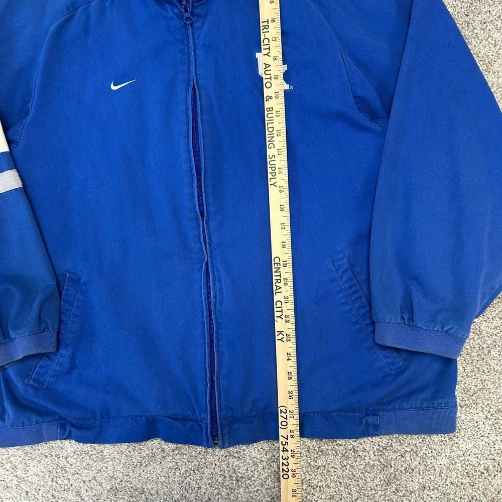 Vintage Team Nike Kentucky Wildcats UK‎ Jacket Men Size XL Full Zip Swoosh Blue